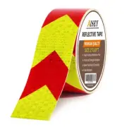 AISEY Reflective Tape Waterproof High Visibility Red & Yellow, Industrial Mar...