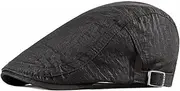 [LAIFEKE] Retro Unisex Quick-Drying Flat Cap Adjustable Newsboy Hats Casual Duckbill Cap Driving Cap