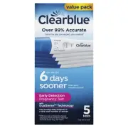 Clearblue Early Detection Pregnancy Test, 5 Ct