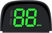 Car Hud Speedometer - GPS Car Hud Digital Speedometer | Speedometer for Car, Car up Display, USB Plug and Play, Digital Speedometer with Font Display for Car and Motorcycle