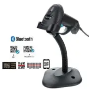 1D/2D Wireless Wired Barcode Scanner Bluetooth QR Codes Reader Support Phone New