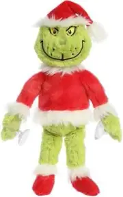 Dr. Seuss 15" Stuck On You Grinch Plush suction cups on hands to attach windows