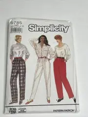 Simplicity Misses Pants Size 6 - 14 Uncut Sewing Pattern 9785