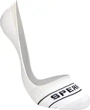 [Sperry] Women's 5-Pack No Show Sock Liners – Ultra Low Cut, Non-Slip Heel Grip, Soft Nylon, Invisible Socks for Sneakers