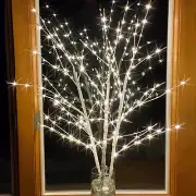 Lighted Birch Tree, 24IN 30000H Warm White Led Birch Tree with 180 Birch