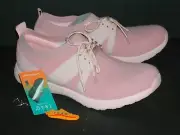 TRAQ by ALEGRIA Sz 41 TRA-QOO-5687 QOOL SNEAKER Walking Shoe FUZZ BLUSH Pink NIB