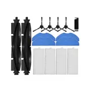 For 360 S8/s8 Plus Robot Vacuum Cleaner Replacement Spare Parts Accessories Main Side Brush Hepa Fi As shown