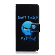 Anger Pattern Coloured Drawing Horizontal Flip Leather Case for Huawei P Smart (2019) / Honor 10 Lite, with Holder & Card Slots & Wallet