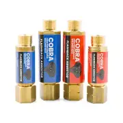 COBRA Oxygen&Fuel Flashback Arrestors Regulator-Torch End Pack Made in Europe