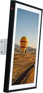 shinar Metal Swivel and Tilt Wall Mount for Echo Show 15/Echo Show 21 Adjustable(-50°/+50°) with 360 Degree Rotatable Wall Mounting Bracket Stable Wall Holder for Monitor Full Motion 15-21 inch