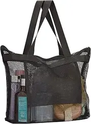 [WANGBINGFF] Quick Dry Toiletry Organizer Mesh Shower Bag, 1Pc Shower Caddy Portable Mesh Shower Caddy Tote Bag,Mesh Shower Caddy Bag Shower Tote Bag,Mesh Shower Bag Shower Caddy Portable Mesh Tote Bag with Zipper