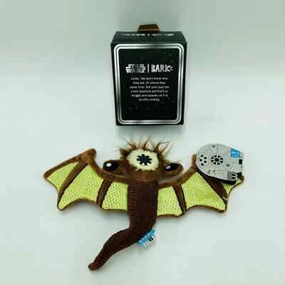 Bark Box XS-S Menacing Mynock Star Wars Creature Club Crinkle Squeaker NWT