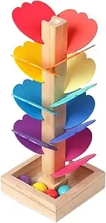 Marble Ball Run Learning Game | Wooden Marble Runs Track Game | Toddler Educational Game for Home, School, Nursery, Kindergarten