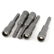 5 Pcs 8mm Hex Nut Driver Set Socket Magnet Head Tip Drill Bit Tool 13mm x 65mm