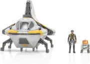 Micro Galaxy Squadron Phantom II - 5-Inch Vehicle with Two 1-Inch Micro Figure