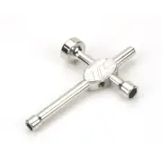 Team Losi - RC Nitro 4-Way Steel Wrench (17mm,10mm,8mm,1/4") - B4603
