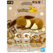 Bandai 5061937 Quick 07 Eevee Sleeping Pose Pokemon Model Kit
