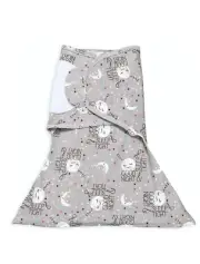 SleepingBaby Zippy Swaddle - 100% Cotton Baby Small/Medium, Goodnight Moon