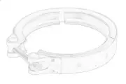 Clamping Piece, exhaust system OE IVECO for IVECO TRAKKER I 7.8 2004-2012