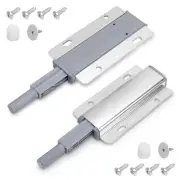 2x Magnetic Push Latches for Cabinets Push to Open Kitchen Hardware Drawer Close