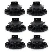 6 Pcs Joist Support Pedestals, Adjustable Decking & Flooring Support3406