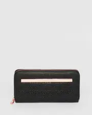 Black Nina Punchout Design Wallet