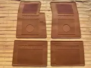 For Oldsmobile 98 Ninety-Eight Regency Brougham floor mats rubber brown set of4