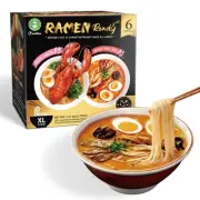 Ramen Kit - Pack of 6 Ramen Noodles - Ramen Noodles Instant Soup Mix - Variet...