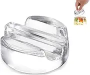 DACUAN Fermentation Weights Lid,Heavy glass fermenting weights with handles for wide mouth Mason jars, Double wide mouth pickle can can weight fermentation lid.(1pcs)