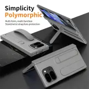 Matte Kickstand Band Grip Case For Google Pixel 9 Pro Fold Hinge Glass Protector