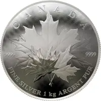 在飛比找蝦皮購物優惠-預購 - 2018加拿大-楓葉-凸面造型-1公斤銀幣