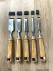 Japanese Vintage Chisel 5-piece set NOMI Japanese Carpentry Woodworking Tool