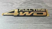FITS 91-97 Toyota Land Cruiser 24K Gold Full Time 4WD Rear Emblem 92 93 94 95 6