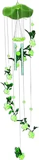 Leadigol Wind Chimes for Garden Yard, Luminous Glow in Dark Grape Wind Chimes Solar Lights Home Patio Porch Hanging Ornament Garden Decors