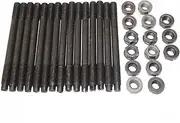 AEspares 134 L Head Cylinder Head Stud & Nut Set Compatible With Willys MB CJ2A CJ3A 1941-63