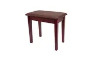 Crown Compact Piano Stool with Storage Compartment (Mahogany)