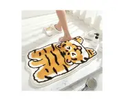 Half Round Bath Mats, Entrance Carpet Cartoon Doormat, Half Round Cute Entrance Welcome Mat, Half Round Non-Slip Rug-Pattern 16