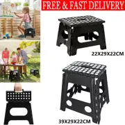 Portable Folding Step Stool Plastic Foldable Camping Fishing Chair kids adult