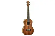 Tiki '5 Series' Mahogany Solid Top Baritone Ukulele with Hard Case (Natural Satin)