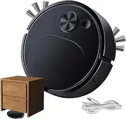 1 Set Robot Vacuum Mop - Sweeping Robot Mop, Auto Vacuum Cleaner Robotic | All in Vacuum Cleaner and Mop, Anti-Fall Mute Robot Mop with Obstacle Avoidance System, USB Charging for Hotel Home