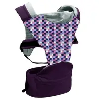 在飛比找樂天市場購物網優惠-Combi 康貝 HIPSEAT-ff 折疊式坐墊背巾-紫迷