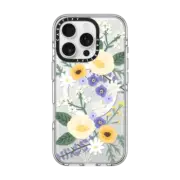 iPhone 16 Pro Clear Case MagSafe Compatible VERONICA VIOLET FLORAL MIX