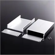 CCWUTQF 1 / Aluminum Junction Box PCB Instrument Enclosure DIY Project Case Split Type 97 * 40 * 90/100/120/150(Dark Grey,1pc 97x40x150 Black)