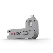 Lindy USB-A Port Blocker Key - White