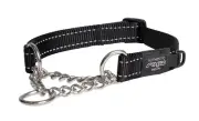 Rogz Control Obedience Non-Slip Dog Collar Black Large