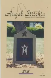 Angel Stitchin Star Checker Board Counted Cross Stitch Pattern New