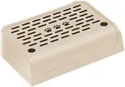 Folpus Cat Litter Step and Stair Pet Litter Footboard Washable Easy Cleaning Keep Tidy for Bedroom Small & Elderly Cats Litter Pan, Khaki