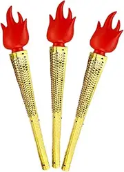 BESPORTBLE Realistic Flame Props 48cm for Sports Games Interactive Party Toys Stage Props