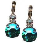 Mariana Earrings Gorgeous Blue Zircon AB & Clear Austrian Crystals My Treasur...