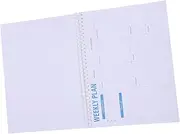 TOVINANNA Daily Planner Notepad Lightweight Schedule Notebook for Students Agenda Notebook Flat Smooth Paper